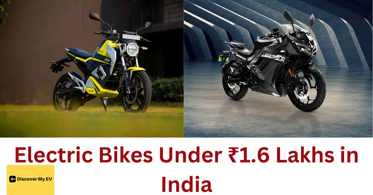 Electric Bikes Under ₹1.6 Lakhs